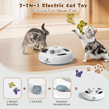3-in-1 Automatic Interactive Cat Toy